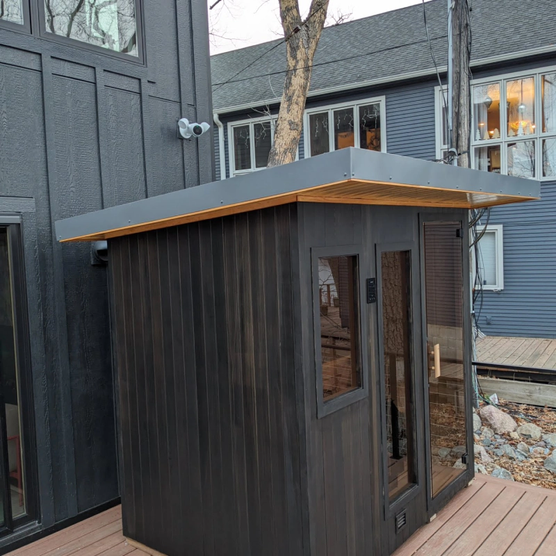 Minnesota Sauna Hub - Custom Builders In Minnesota 2 Finnbilt Custom Outdoor Sauna In Mn