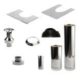 HUUM Barrel Sauna Chimney Kit - Stainless Steel +$1,424.00
