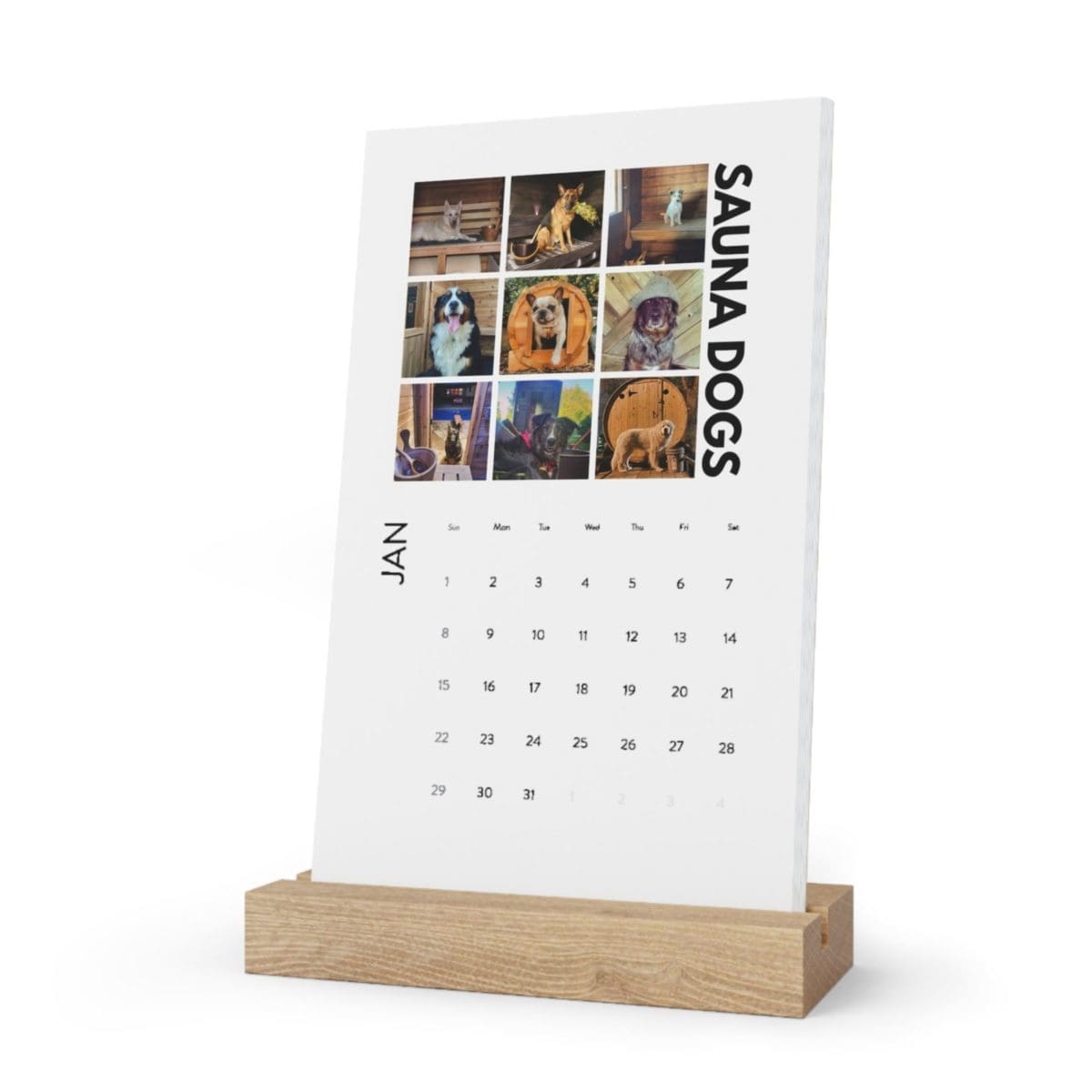 2023 Sauna Dog Calendar