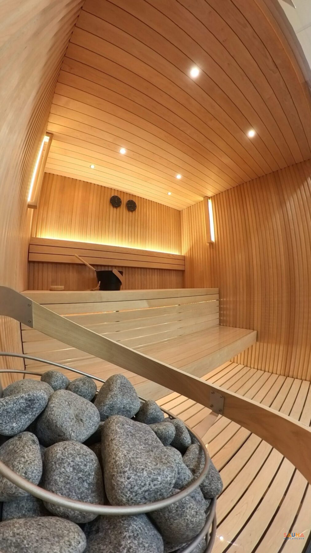 Buy A Sauna With Your Hsa/Fsa 6 Auroom Libera And Huum Drop Showroom Image With Sauna Marketplace