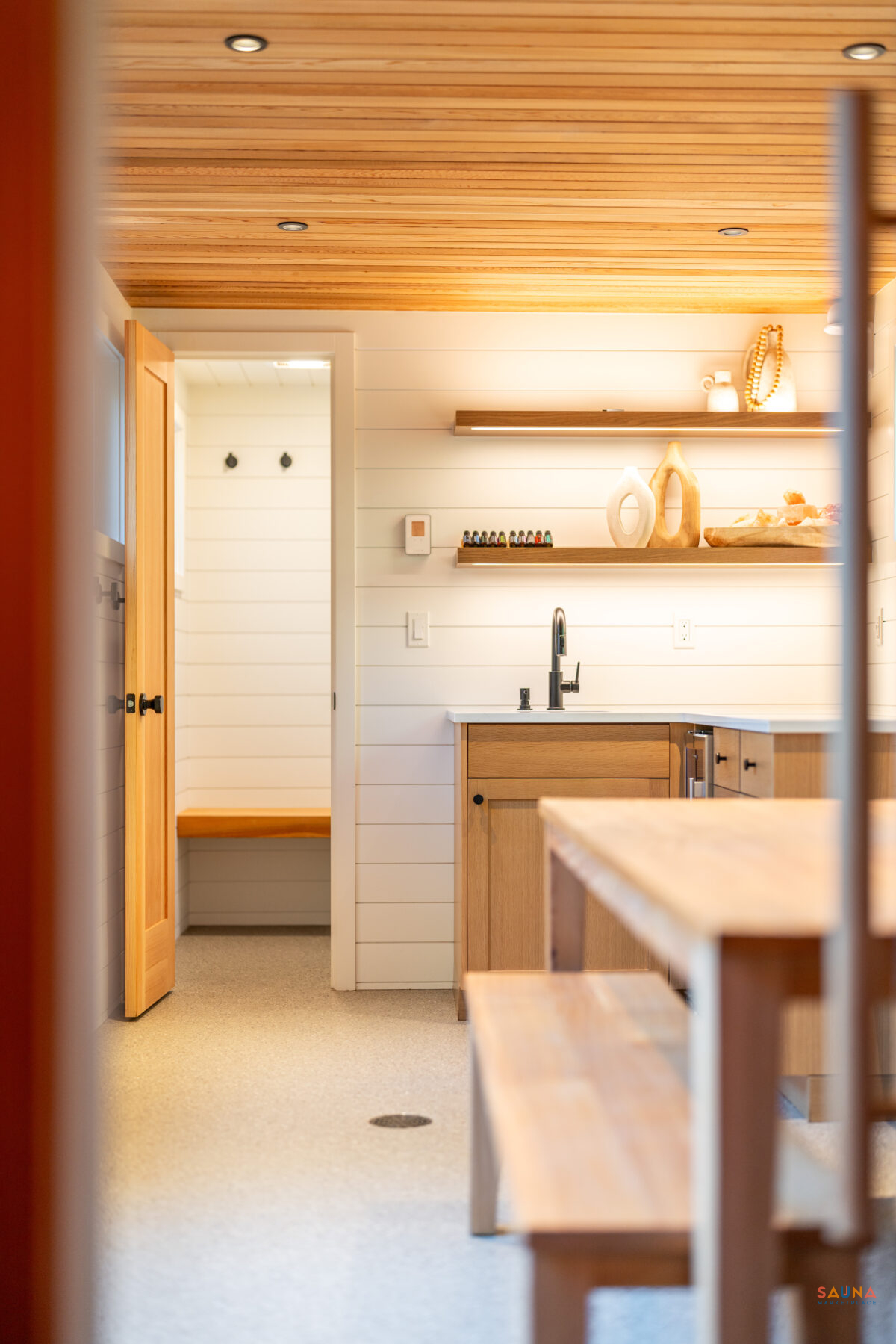 Sauna Changing Room