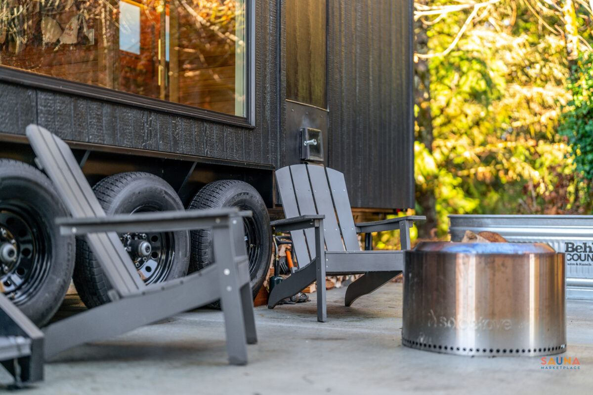 Pnw Mobile Home Sauna Spa For Sale Outdoor Seating And Fire