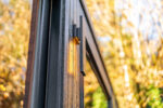 Outdoor lights on mobile spa on wheels for sale in oregon