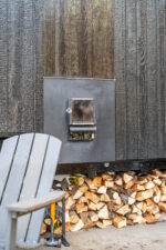 Harvia M3 SL through wall sauna stove for woodburning mobile spa on wheels for sale