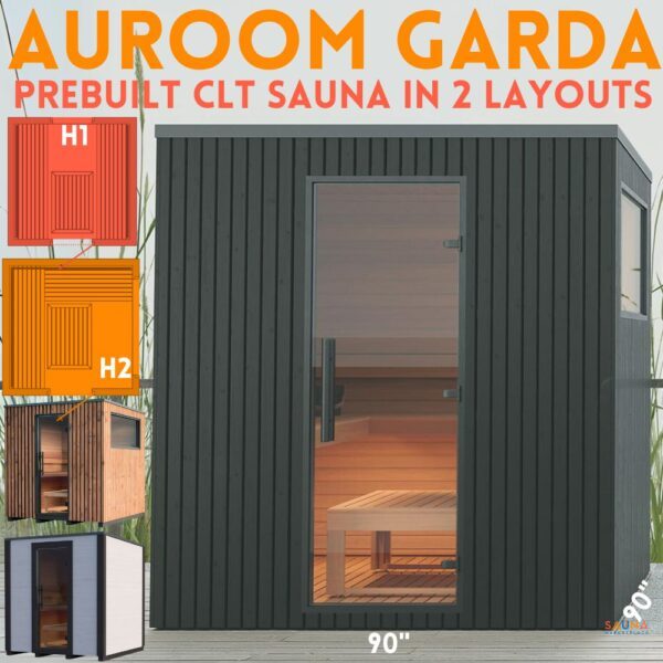 auroom garda black with rear window