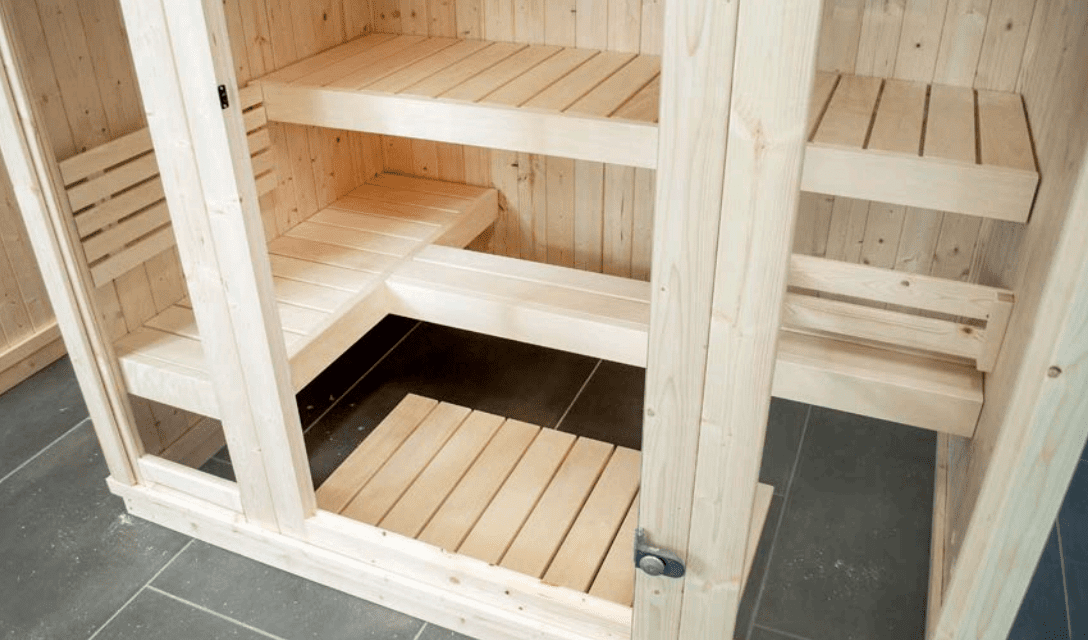 Your SaunaLife X6 sauna is specifically designed to utilize your existing floor. As such, assembly is made very simple since the entire sauna sits on pre-fabricated rails and risers. Your sauna can be assembled on any surface that is firm and flat, including concrete, ceramic, vinyl, laminate or tile. Installation on a carpeted surface is not recommended.
