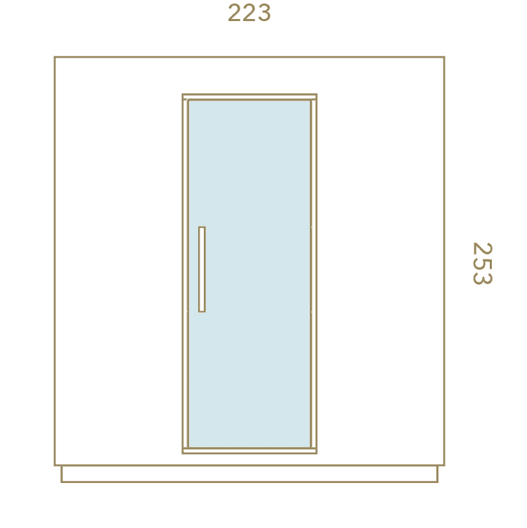 auroom garda with rear window dimensions