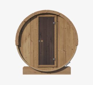 saunalife e6 barrel sauna ergo series without window or glass front