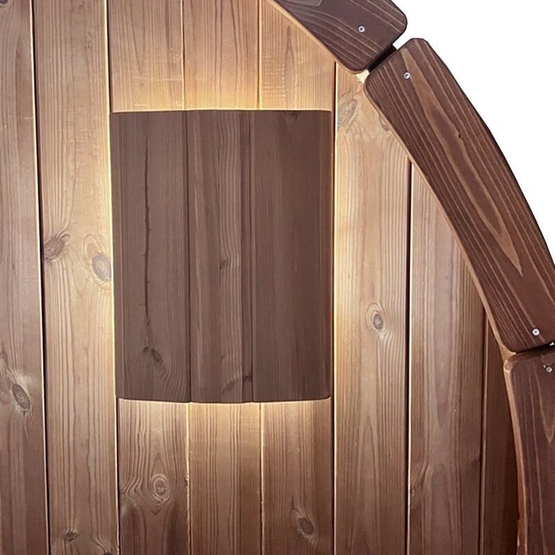sauna sconce from saunalife on barrel sauna