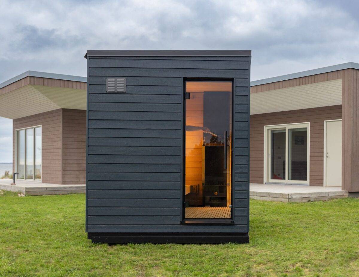 saunum classic saunalife g6 prebuilt outdoor sauna