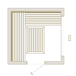 L Bench Layout (Side Window)