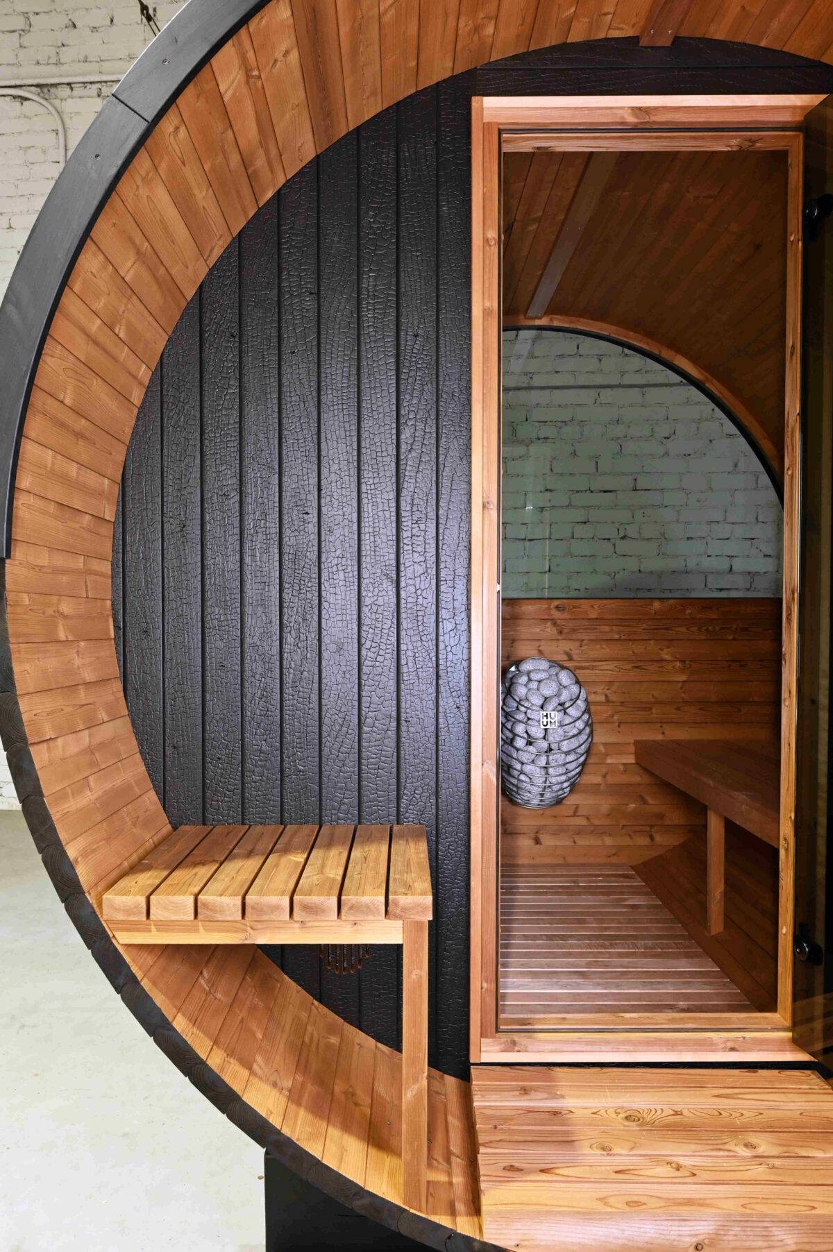 Shou Sugi Ban Sauna