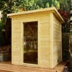 SaunaLife G2 Small Outdoor Sauna Kit With 2 Bench Levels