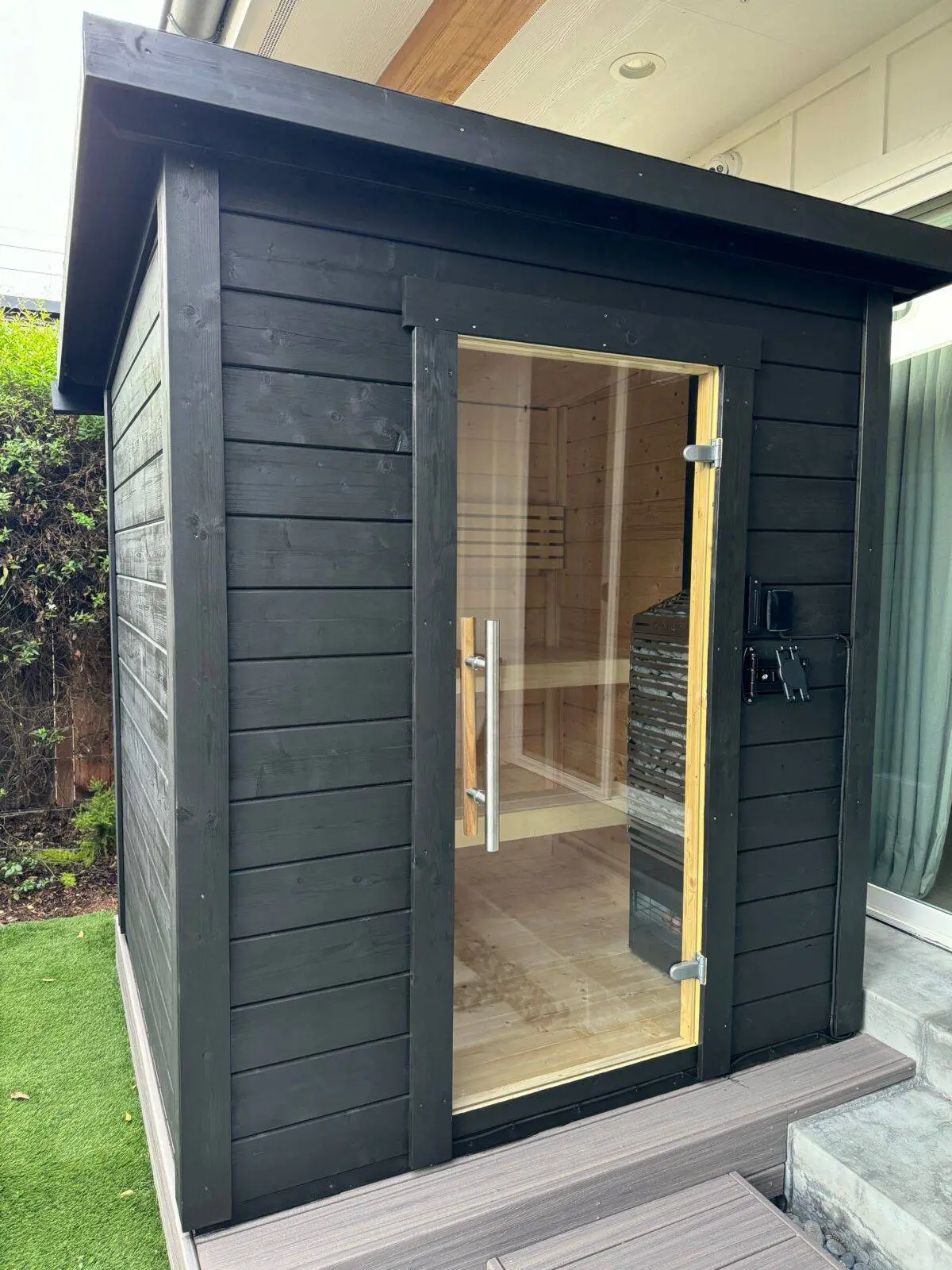 Saunalife G2 With Black Stain Scaled