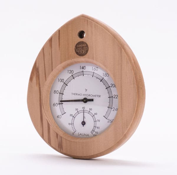 dundalk leisurecraft wood sauna thermometer and hygrometer