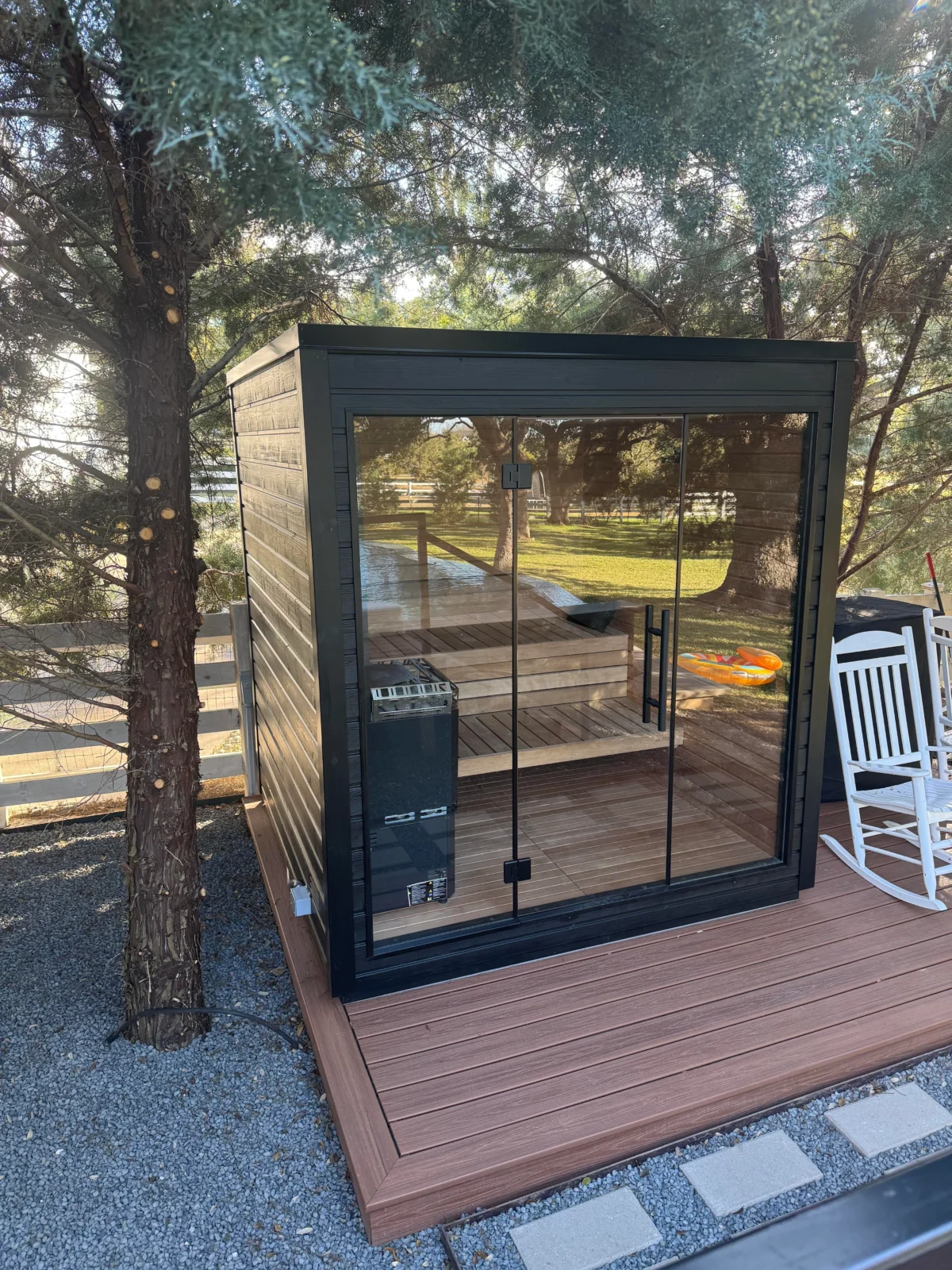 Just Finished My Auroom Mira L Sauna Install In My Backyard V0 9Qh1Wzxbc8De1 Scaled