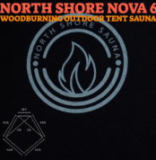 North Shore Sauna Nova 6 Outdoor Woodfired Sauna Tent
