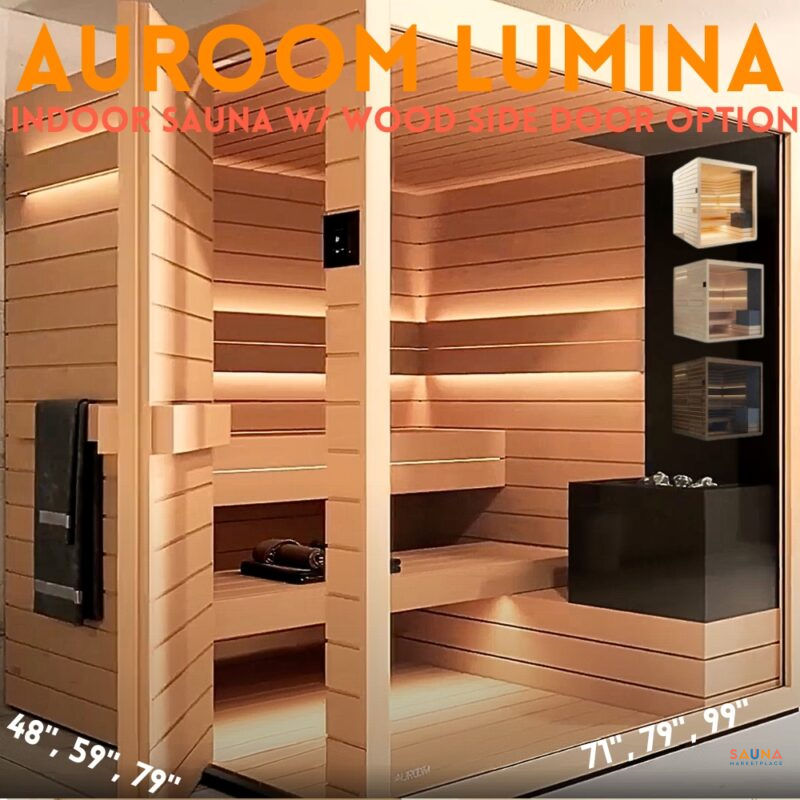 Who Makes The Best Home Sauna Kit? We Review Auroom, Saunalife, Almost Heaven, And Finnleo 20 Auroom Lumina Premium Indoor Sauna Kit With Side Door