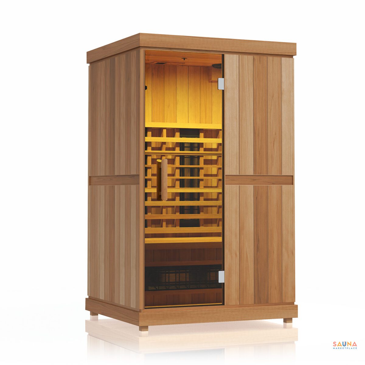 Finnmark Fd2 Infrared Sauna Room With Yellow Light Therapy
