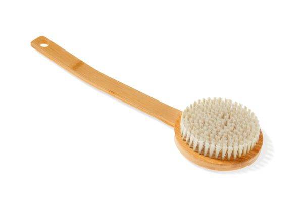 Bamboo bath brush in bamboo kolo