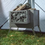 Overland Sauna Kit - Includes Overland Insulated Tent, Overland Superlite Tent Stove, Side-Mounted Rock Cage, 20 LBS Sauna Rocks, Tent Carrying Bag +$595.00