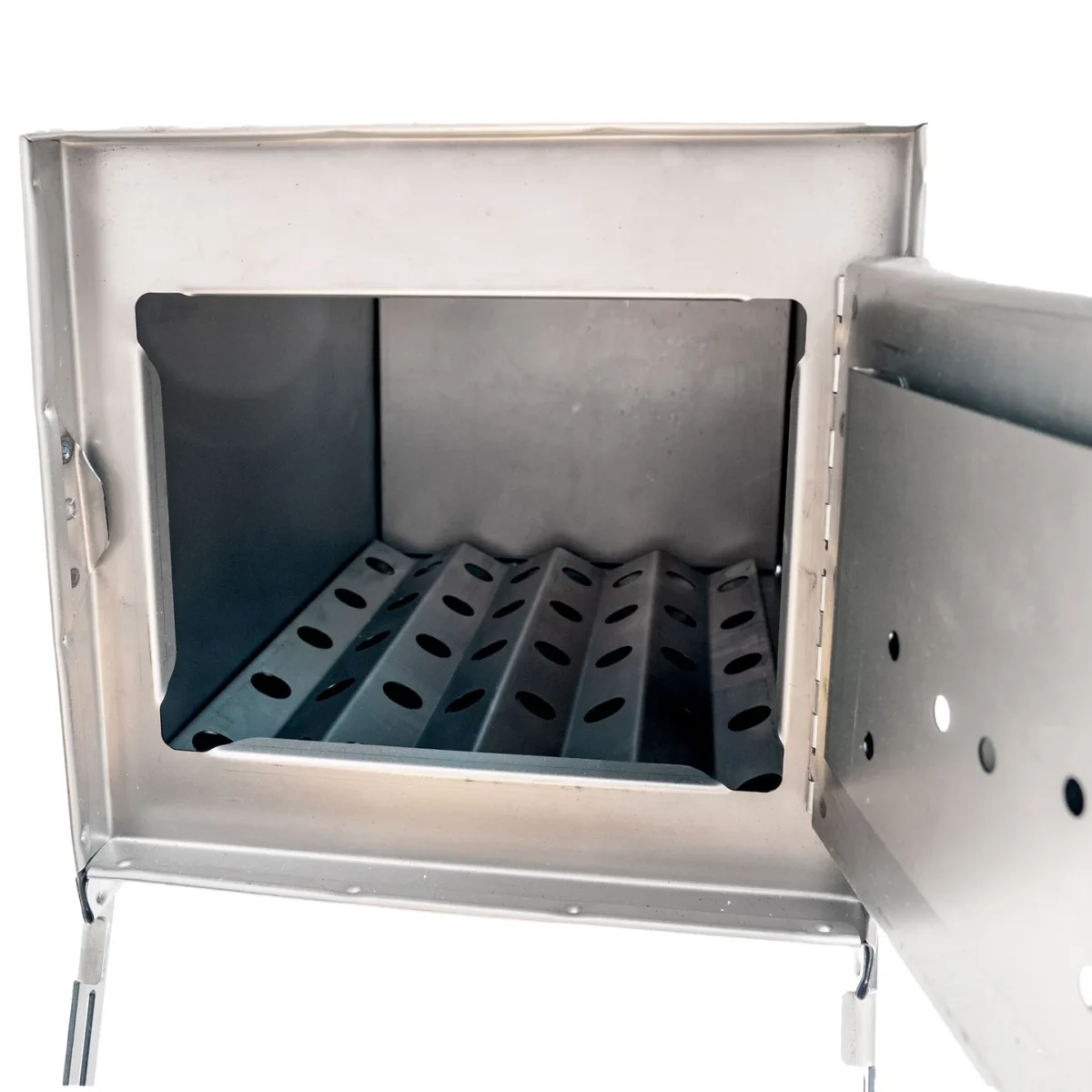 Overland Ultralight Stove Front Door Inside Fire Chamber Tight