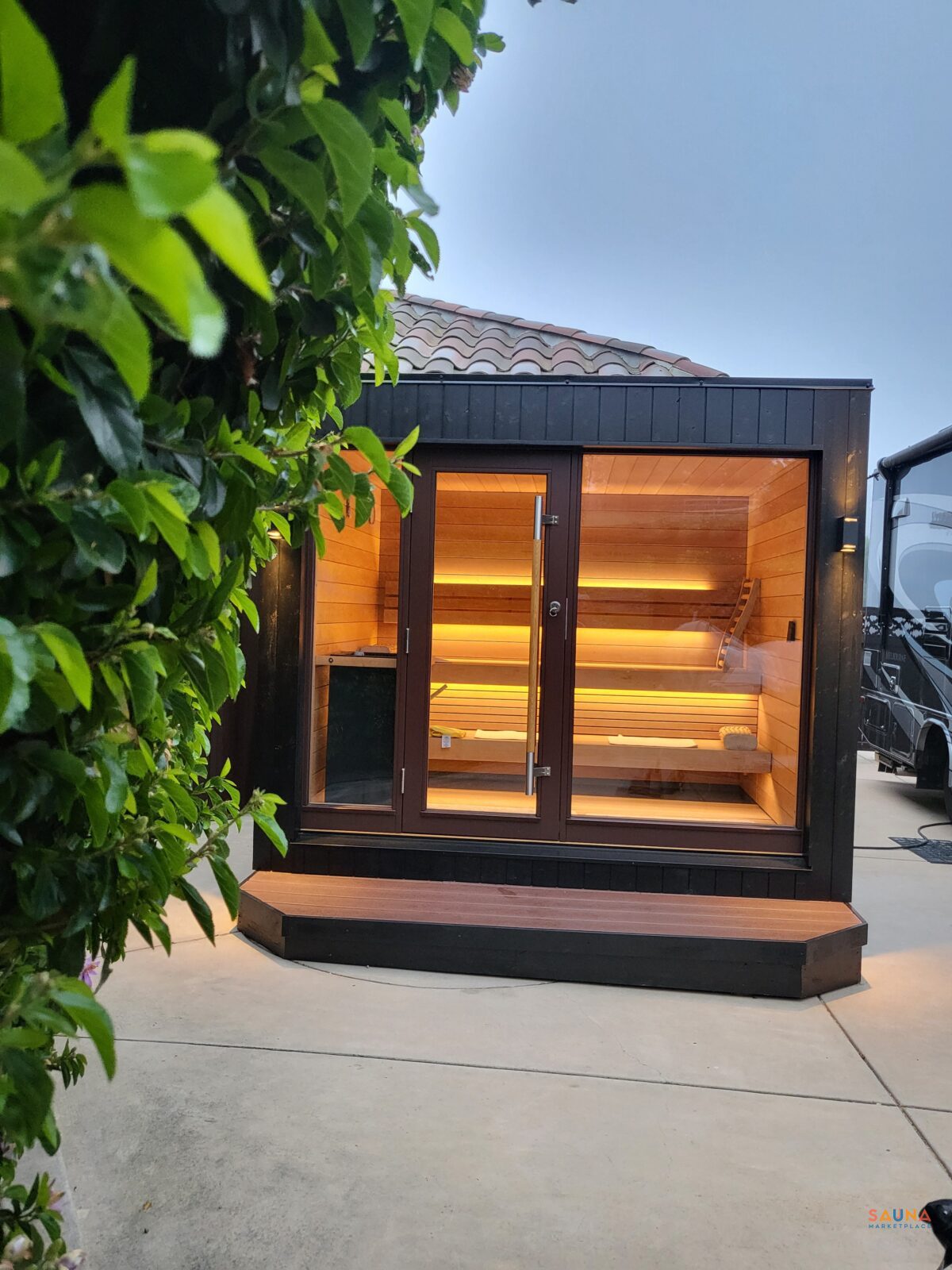 Customer Review On Sauna Marketplace Of A Saunalife G7S Prebuilt Sauna From Europe Built B Saunum With A Harvia Virta Combi