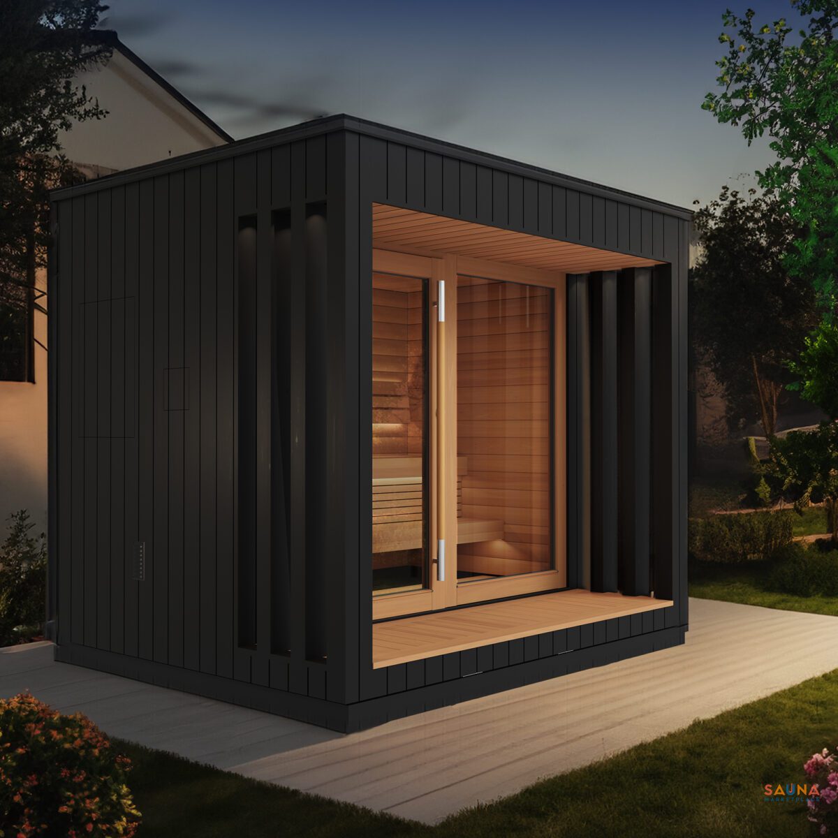 Saunum Aircube 3 Terrace Sauna From Europe