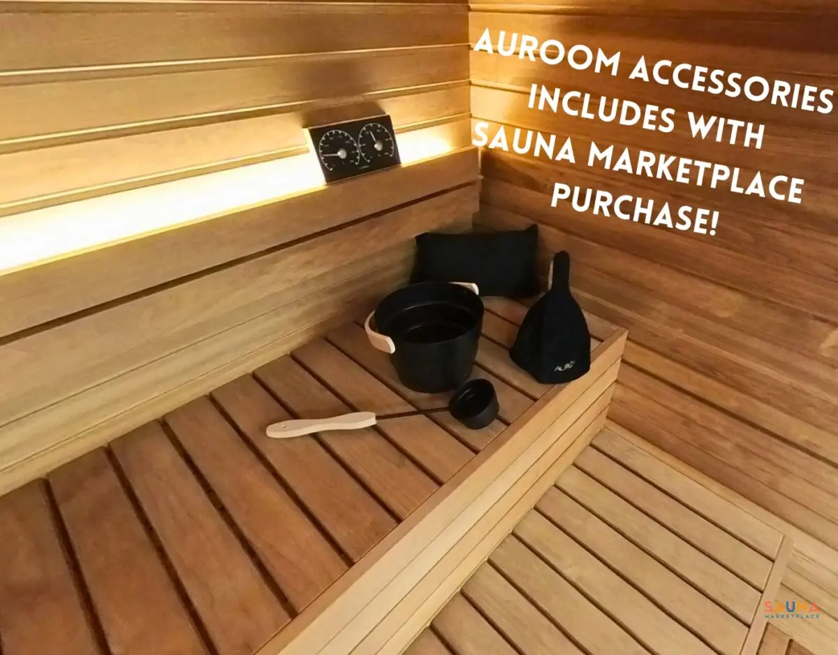 Auroom Accessories Includes With Sauna Marketplace Purchase!
