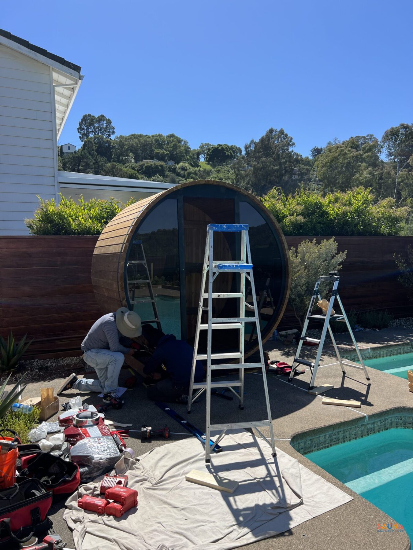 Building A Saunalife Ee6G Barrel Sauna Scaled