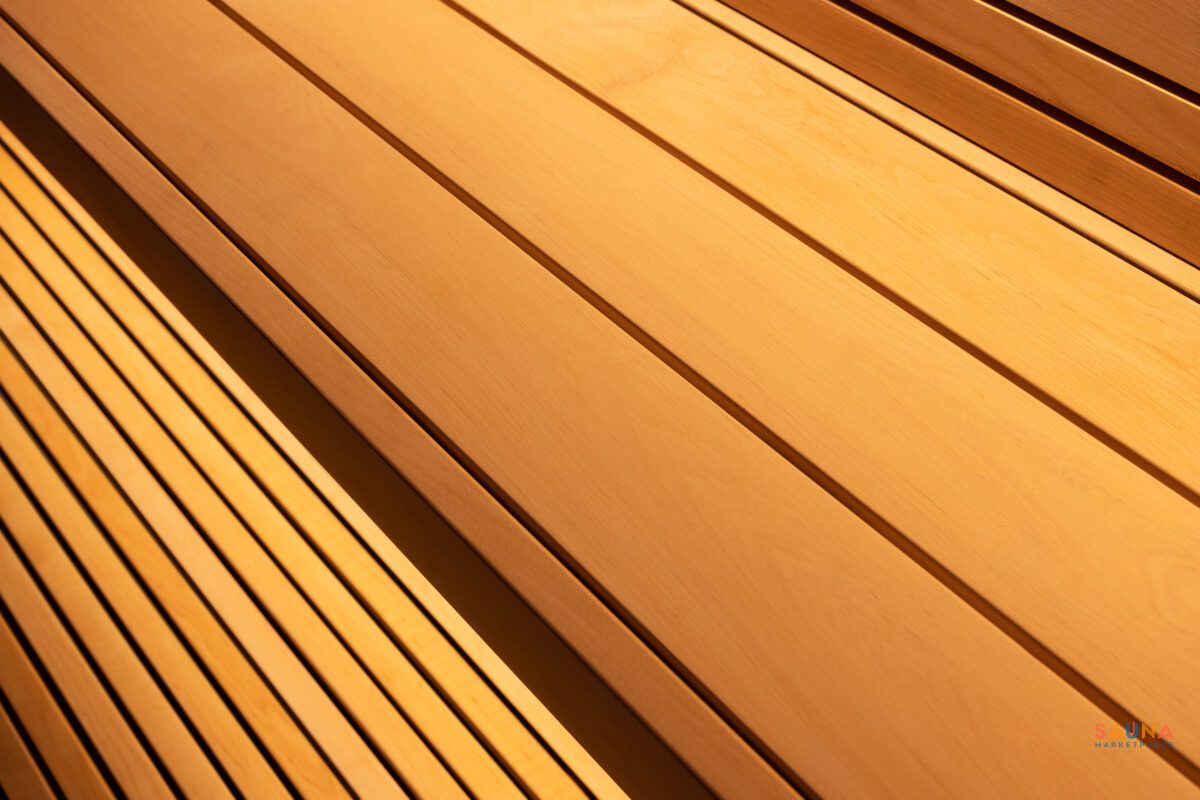 Saunum Aircube 3 Sauna Bench Closeup