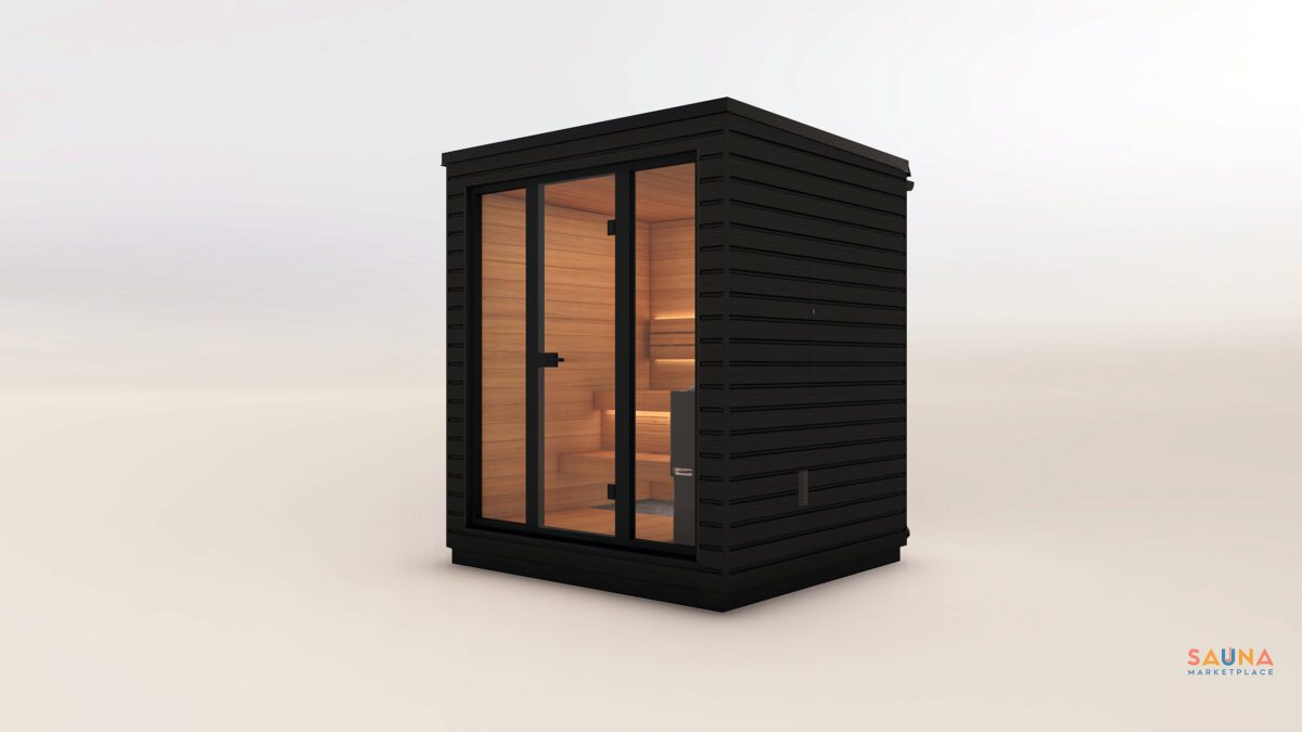 Saunum Classic Mini Sauna Left Scaled