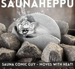 Saunaheppu Sauna Comic Guy That Moves In The Heat Novelty Gift Fun (1)