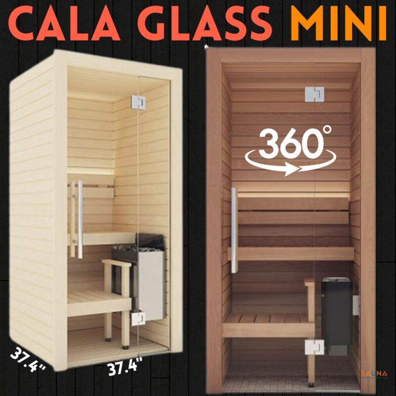 Who Makes The Best Home Sauna Kit? We Review Auroom, Saunalife, Almost Heaven, And Finnleo 10 1-Person Sauna Auroom Cala Glass Mini In Aspen And Thermo Aspen With Virtual Showroom 360 Tour