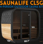 SaunaLIfe CL5G 4-Person Outdoor Sauna Kit