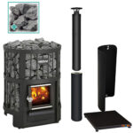 Complete Harvia Legend 150 Wood Burning Sauna Stove Package +$5,483.00
