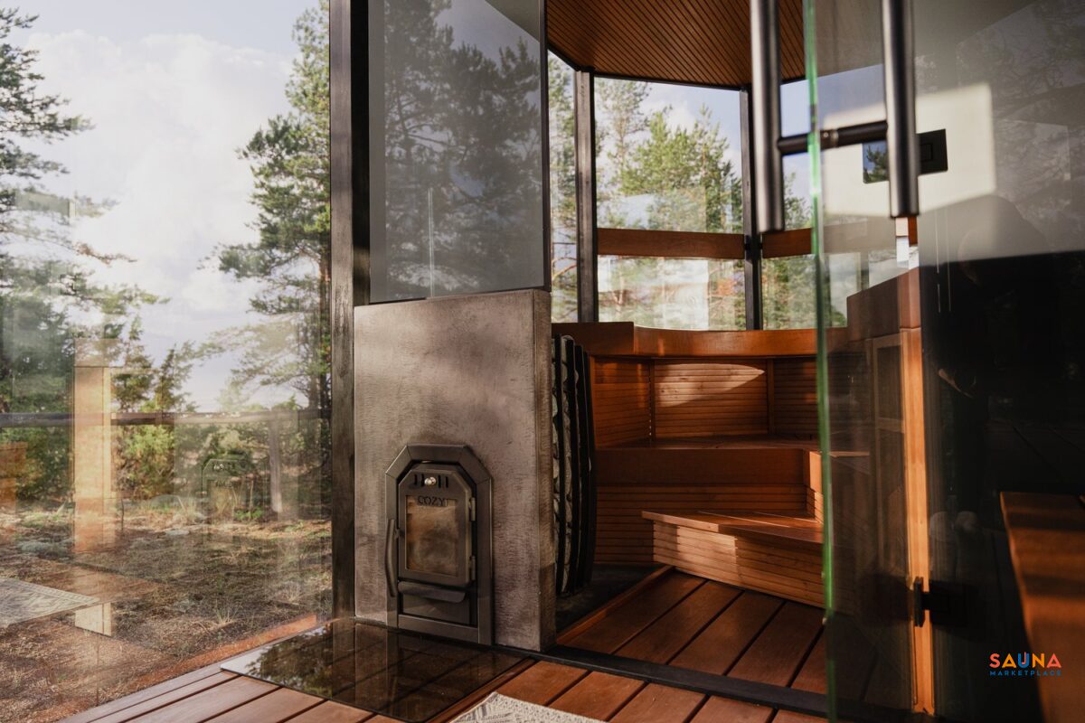 Haljas Hele Double With Cozy Wood Stove