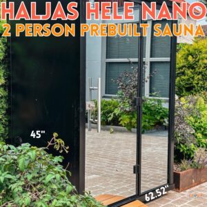 Haljas 2 Person Outdoor Sauna That Comes Completely Prebuilt From Estonia