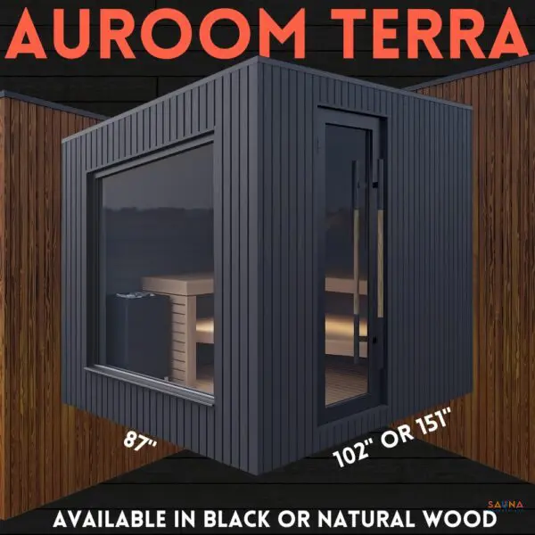 Auroom Terra Prebuilt Outdoor Sauna