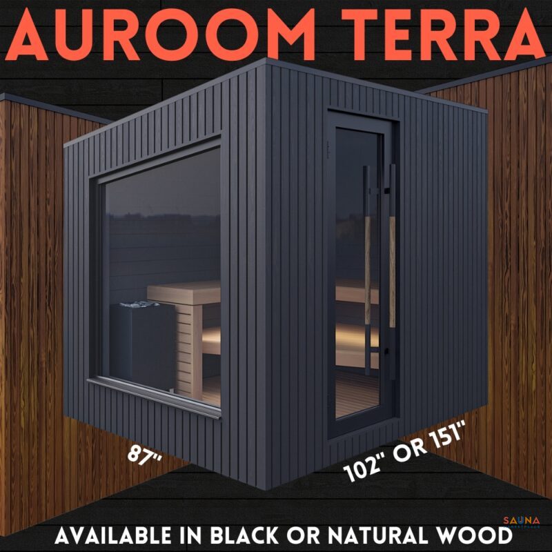 Auroom Terra Prebuilt Outdoor Sauna