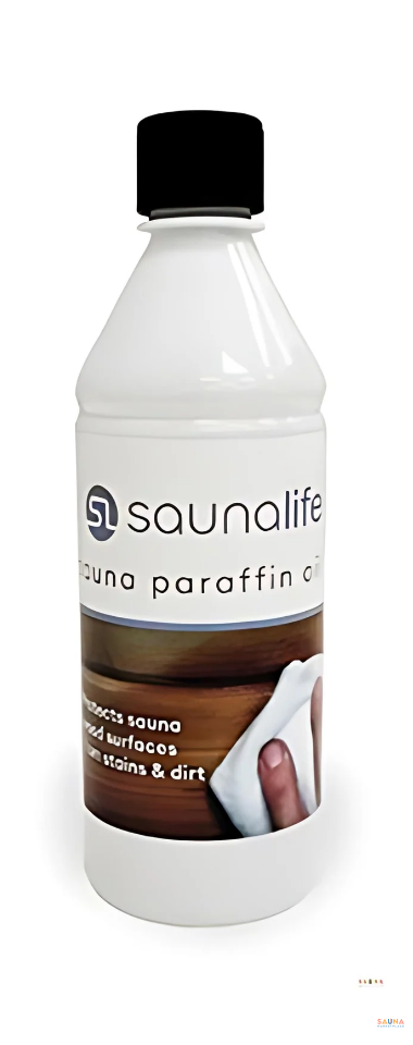 Image of a bottle of paraffin oil from SaunaLife