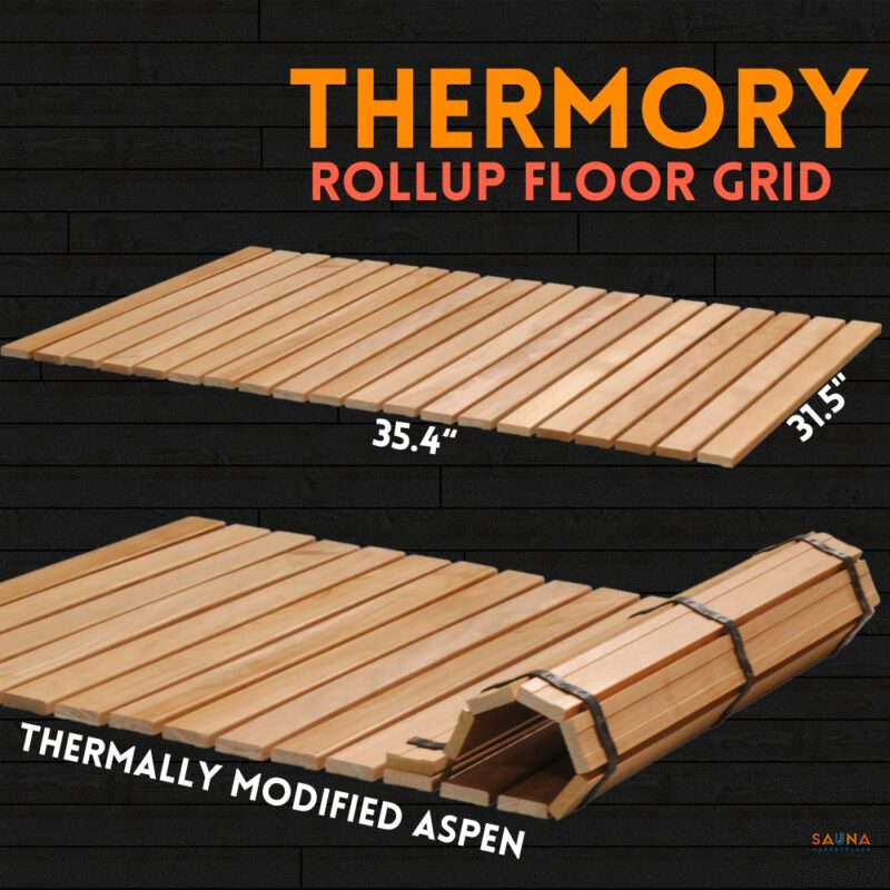 ThermoAspen Floor Grid from Thermory in ThermoAspen