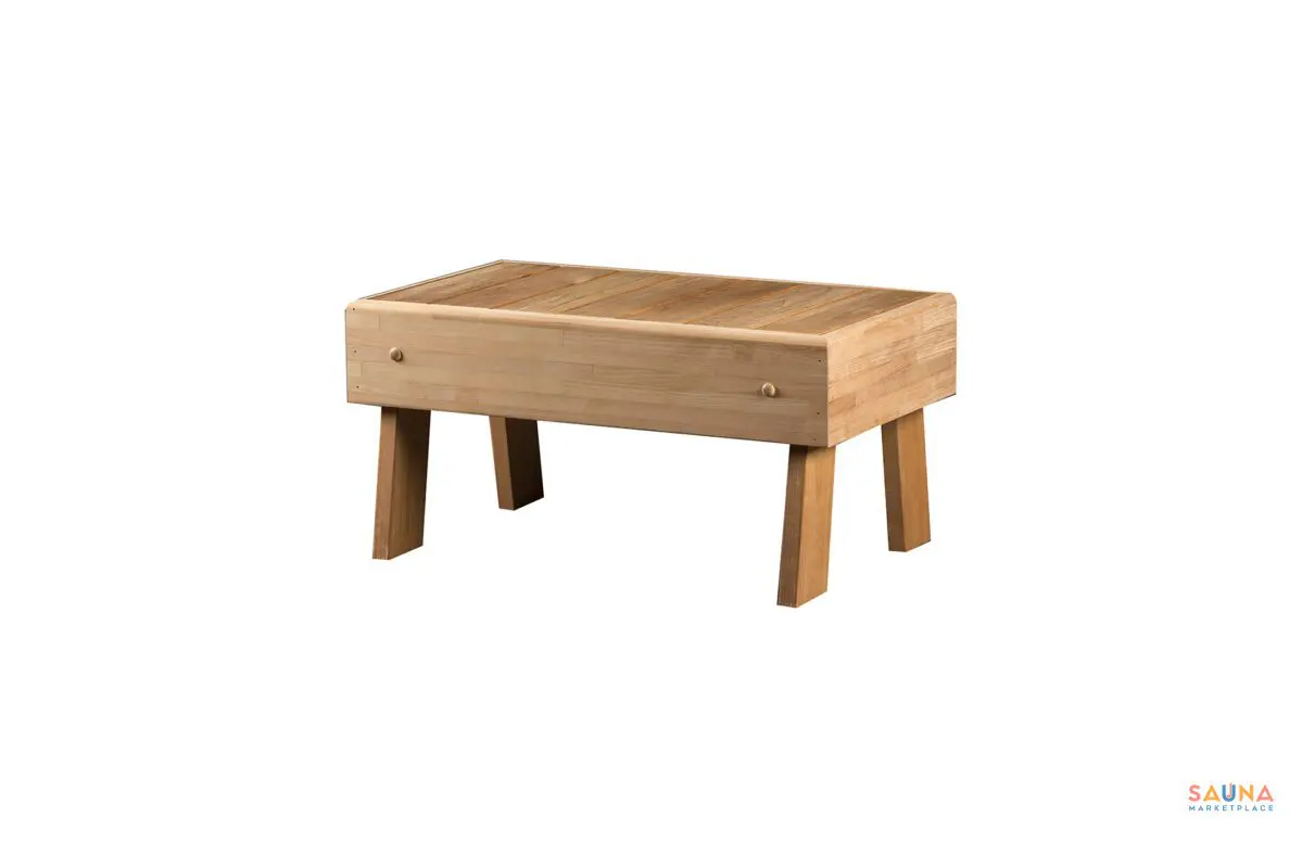 6 Remarkable Sauna Bench Designs And Considerations For Building Them 16 Thermo Aspen Sauna Stool