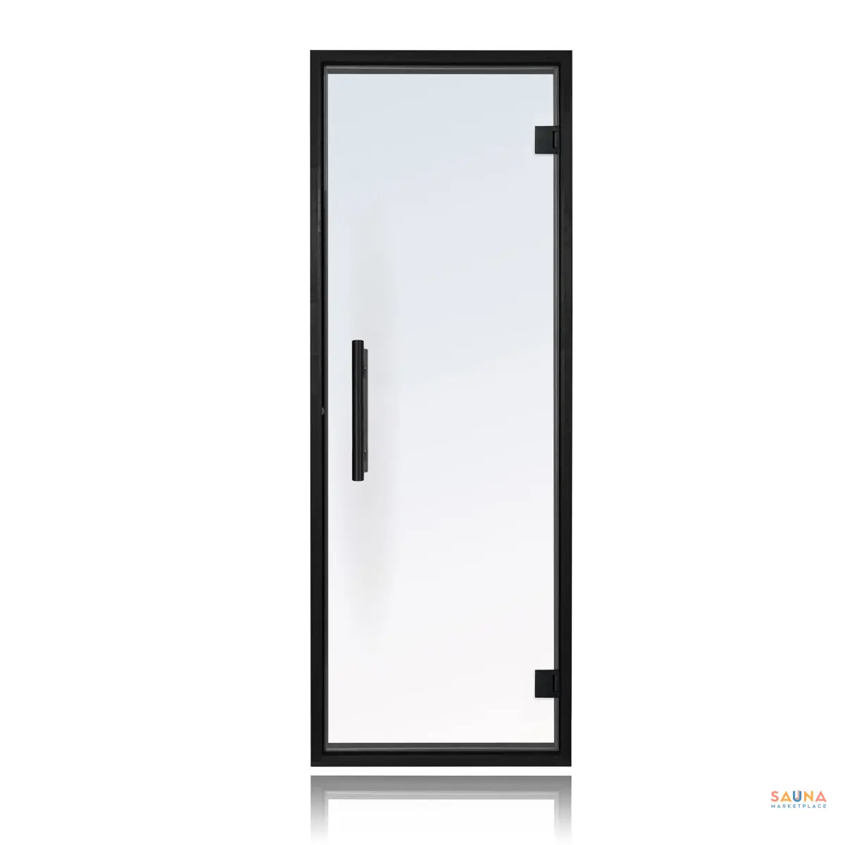 Prosaunas Black Luxury Clear Door Bottom