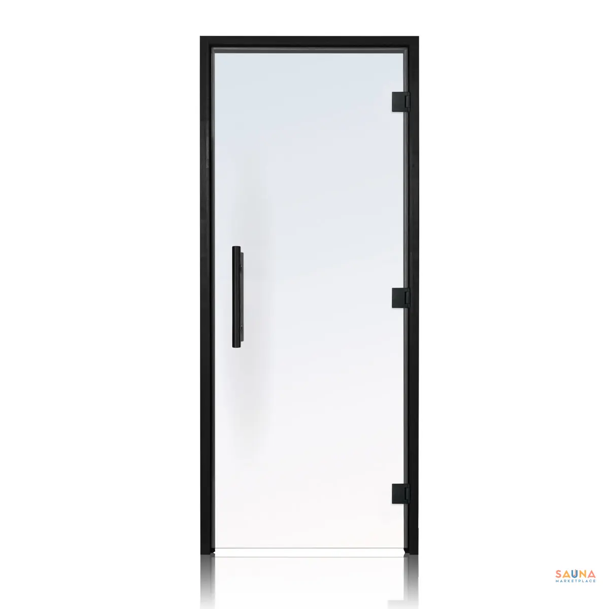 Prosaunas Clear Black Door 3 Hinge