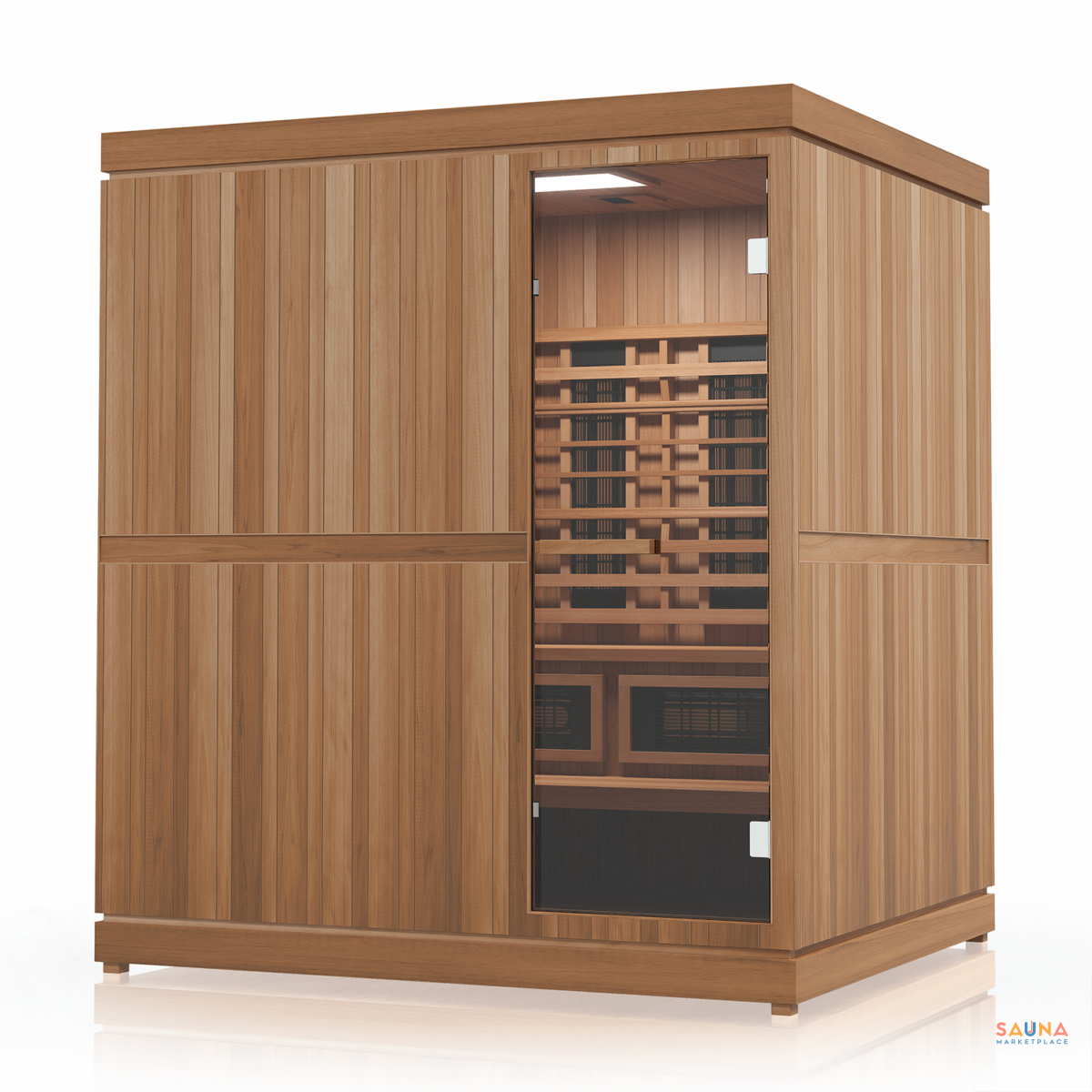 Finnmark Fd-5 Trinity Xl Infrared &Amp; Steam Sauna Combo Warm Light