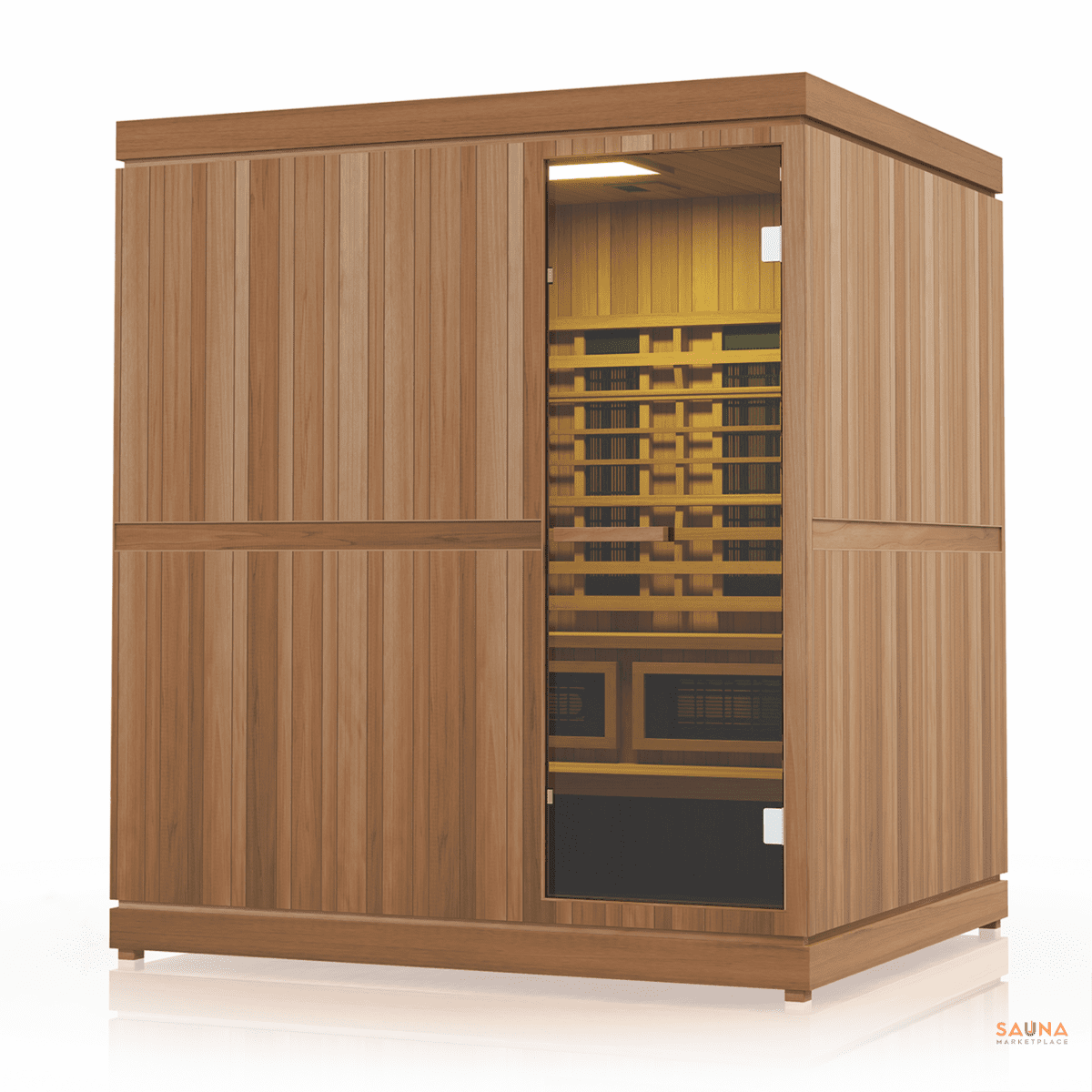 Finnmark Fd-5 Trinity Xl Infrared &Amp; Steam Sauna Combo Yellow Light