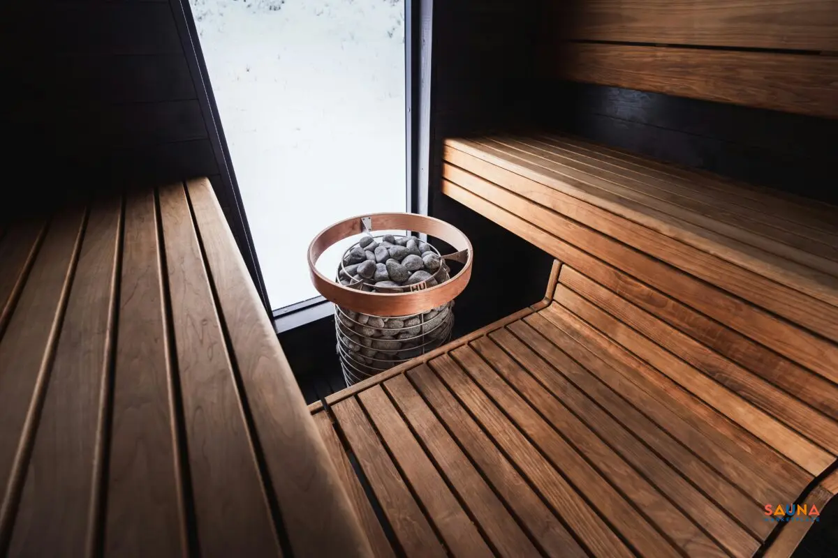 Huum Hive With Safety Ring In Finnish Sauna On Sauna Marketplace