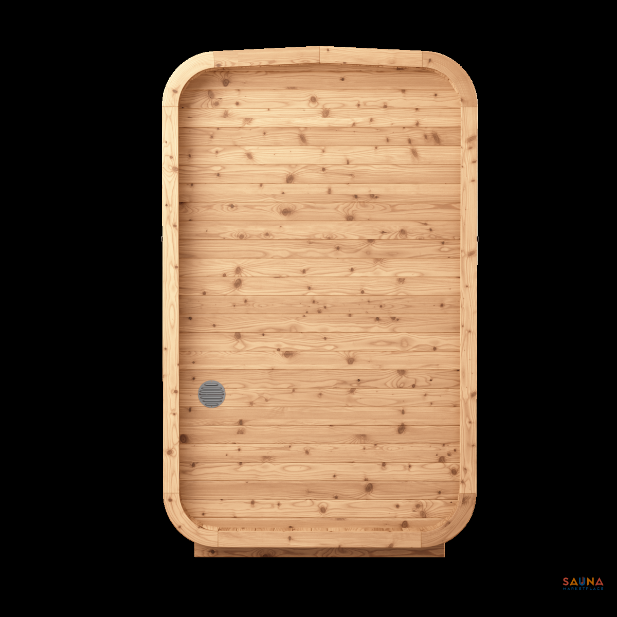 Thermory No 45 Square Mini 1 Person Outdoor Sauna Kit Back