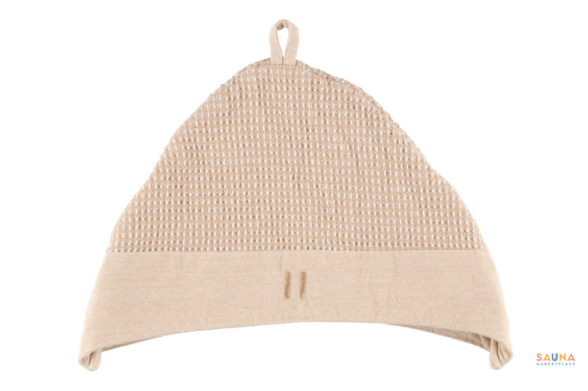 Beige Rento Kenno Sauna Hat From Finland